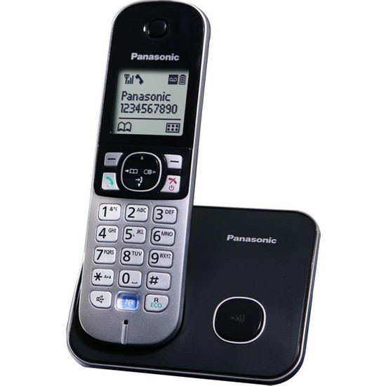 Panasonic Telsiz Dect Telefon Siyah Panasonıc KX-TG6811