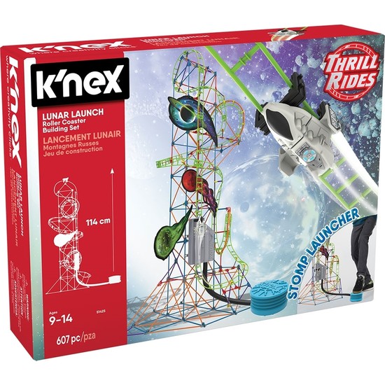 K'nex 3D Boyutlu Yapboz Puzzle K'nex Lunar Launch Roller Coaster Set 51425 (Motorlu)