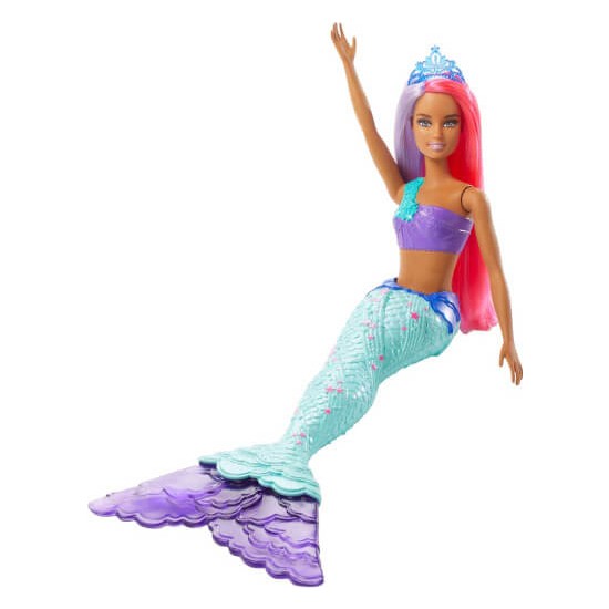 Barbie Dreamtopia Deniz Kızı Bebekler Esmer GJK09