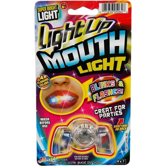 Renkli Işıklı Dişlik