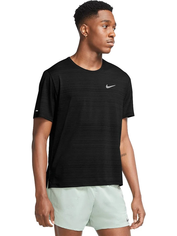 Nike Mens Dri-Fit Miler Top Ss Erkek Tişört