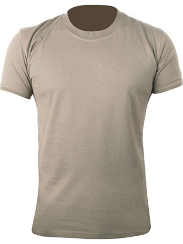 Yds T-Shirt Pro -Haki (Nefes Alabilir Pamuklu T-Shirt)