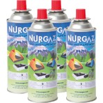 Nurgaz 220GR NG207 Valfli Gaz Kartuş Seti 4 Adet %100 Güvenli Yerli Üretim