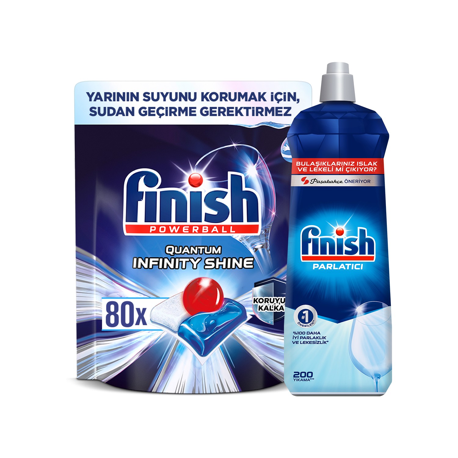 Finish Quantum Infinity Shine 80 Kapsül Bulaşık Makinesi Fiyatı