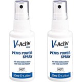 Hintohu V-Activ Man Penis Power Spray 50 ml Erkeklere Özel Sprey 2 Adet