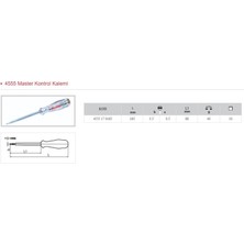 Izeltaş Master Kontrol Kalemi 165 mm