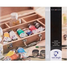 Van Gogh Yağlı Boya Basic Box Ahşap Kutu 10 Renk x 40 ml Tüp