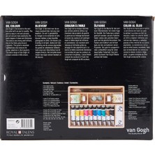 Van Gogh Yağlı Boya Basic Box Ahşap Kutu 10 Renk x 40 ml Tüp