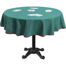 Homaks Oyun Masa Örtüsü 180CM Daire Çuha Kumaş