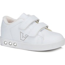 Vicco Oyo Unisex Çocuk Işıklı Beyaz Spor Ayakkabı