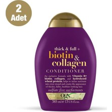 Ogx Biotin Collagen - Saç Kremi 385 ml  X2