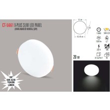 CT-5661 15W X-PLUS SLIM LED PANEL (BEYAZ)CATA