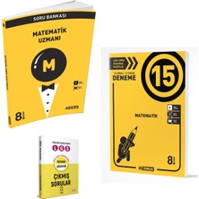Hız Yayınları 8. Sınıf Matematik Uzmanı ve Hız Yayınları LGS 15'li Matematik Deneme - Çıkmış Sorular