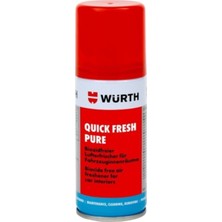 Würth  Würth 3 Lü Set Oto Yıkama Süngeri Sentetik Güderi Bez Araç Içi Tazeleme Spreyi Quickfresh 100ML Oto Temizlik Seti Würth