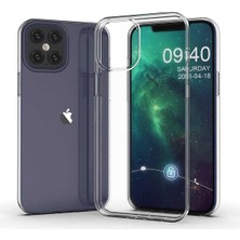 ZORE Apple iPhone 12 Pro Max Kılıf Zore Süper Silikon Renksiz