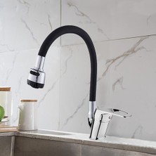 Arçe Siyah Kubarlı Mix Eviye Bataryası 2 Fonksiyonlu