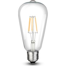 Cata 8W Edison LED Ampul St-64Beyaz