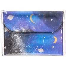 Sudivo El Boyama Kişiye Özel Astronom Serisi Large Clutch Çanta