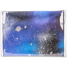 Sudivo El Boyama Kişiye Özel Astronom Serisi Large Clutch Çanta