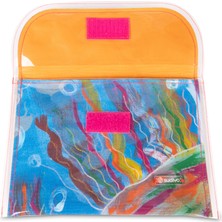 Sudivo El Boyama Kişiye Özel Deniz Serisi Large Clutch Çanta