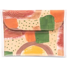 Sudivo El Boyama Sonbahar Serisi Özel Large Clutch Çanta