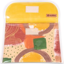 Sudivo El Boyama Sonbahar Serisi Özel Large Clutch Çanta
