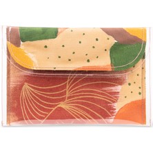 Sudivo El Boyama Kişiye Özel Sonbahar Serisi Medium Clutch Çanta