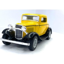 Kinsmart 1932 Ford 3-Window Coupe - Çek Bırak Lisanslı Model Oyuncak Araba 1:34