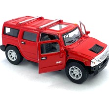 Kinsmart 2008 Hummer H2 Suv - Çek Bırak Lisanslı Model Oyuncak Araba 1:40