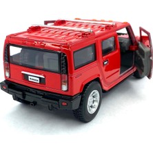 Kinsmart 2008 Hummer H2 Suv - Çek Bırak Lisanslı Model Oyuncak Araba 1:40