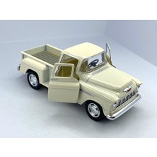 Kinsmart 1955 Chevy Stepside Pick-Up - Çek Bırak Lisanslı Model Oyuncak Araba 1:32