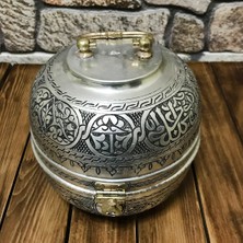 Efemir Bakır Işlemeli Ekmeklik