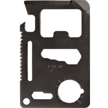 Yds Mıl-Tec Survıval Tool Card -Siyah (Mil-Tec 10 İşlevli Fonksiyonel Çelik Kart)