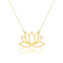 Milet Kuyumculuk 14 Ayar Lotus Çiçeği Kolye
