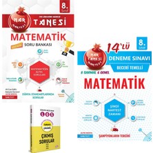 Nartest Yayınevi Nar Tanesi 8. Sınıf Matematik Altın Sorular ve Nar Tanesi Matematik 14 Deneme + Çıkmış Sorular