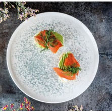 Bonna 2'li Lunar Mavi 22 cm Hygge Düz Tabak