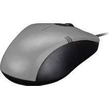 Everest SM-258 USB Gümüş 1200DPI Optık Kablolu Mouse