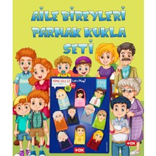 Tox 2 Set - 20 Parça Tox Evcil Hayvanlar ve Aile Bireyleri Parmak Kukla 77-2/75-1