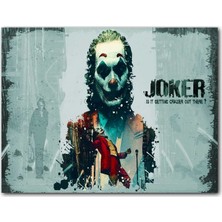 Cakatablo Ahşap Tablo Joaquin Phoenix Ile Joker Filmi Afişi