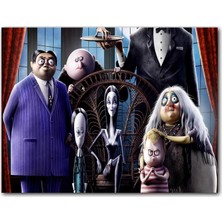 Cakatablo Ahşap Tablo Addams Ailesi Yeni Film Görseli