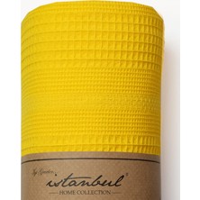 İyi Geceler İstanbul Pure Simple Çift Kişilik Pike - Sarı