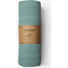 İyi Geceler İstanbul Pure Simple Çift Kişilik Pike - Mint