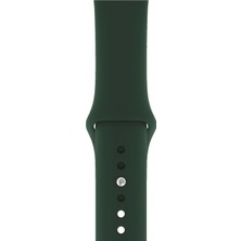 Oso Kordon Apple Watch Uyumlu Silikon Kordon - Haki - 42/44