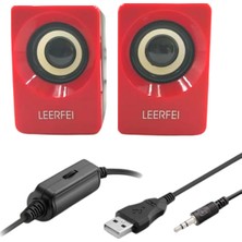 Buffer N62 1+1 Multimedia USB ve Jacklı Mini Hoparlör Yüksek Stereo Ses Sistemi