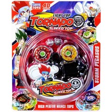 Çebi Toys 2 Li Sahalı Beyblade Kırmızı