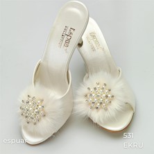 Espuar 531 Kadın Terlik - Ekru