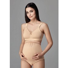 Eros ERSK511 Hamile Külot - Ten Renk Yumuşak Dokulu %95 Pamuk ve %5 Elastan ile Nefes Alabilir