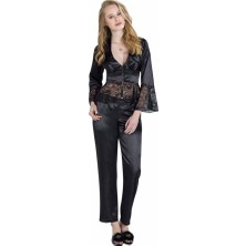 Pierre Cardin 1100 Pijama Takımı - Siyah