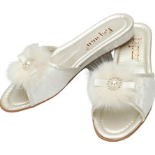 Espuar 547 Kadın Terlik - Ekru