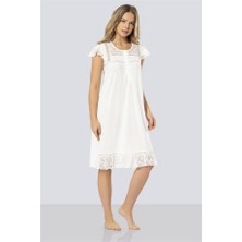 Türen 3284 Gecelik  - Ekru